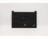 Lenovo 5M10Z54520 C-Cover with keyboard, German, Black