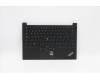 Lenovo 5M11A34970 C-Cover with keyboard, Spanish, Black, Backlight, UK