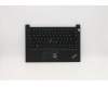 Lenovo 5M11A35109 C-Abdeckung mit Tastatur, Slowenisch, Schwarz, Hintergrundbeleuchtung, Fingerabdruck