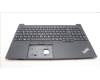 Lenovo 5M11C43565 C-Cover with keyboard,German,Black,Backlight