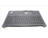 Lenovo 5M11C43565 C-Cover with keyboard, German, Black, Backlight, UK