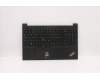 Lenovo 5M11C43599 C-Cover with keyboard, Switzerland, Black, Backlight, UK