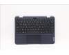 Lenovo 5M11C86118 C-Cover with keyboard, Greek, Black, No WWAN, US