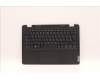 Lenovo 5M11C87699 C-Cover with keyboard, Slovenian, Black, UK