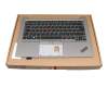 5M11H26521 Original Lenovo Tastatur inkl. Topcase DE (deutsch) schwarz/silber mit Backlight und Mouse-Stick