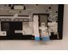 Lenovo 5M11H58824 C-Cover with keyboard, Spanish, Black, Fingerprint