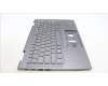 Lenovo 5M11H62265 C-Cover with keyboard, Greek, Grey, Backlight, Fingerprint, US
