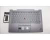 Lenovo 5M11H62305 C-Cover with keyboard, Norwegian, Grey, Backlight, FingerPrint, UK