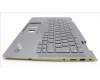 Lenovo 5M11H62404 C-Cover with keyboard, Estonian, Grey, Backlight, FingerPrint, WWAN, UK