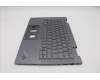 Lenovo 5M11H62504 C-Cover with keyboard, Turkish, Grey, Backlight, FingerPrint, WWAN, UK