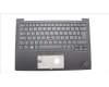 Lenovo 5M11H62694 C-Cover with keyboard, Slovenian, Black, Backlight, Fingerprint, UK