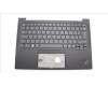 Lenovo 5M11H62735 C-Cover with keyboard, Canadian French 058, Black, Backlight, WWAN, Fingerprint, UK