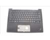 Lenovo 5M11H62751 C-Cover with keyboard, Bulgarian, Black, Backlight, Fingerprint Reader, UK
