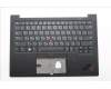 Lenovo 5M11H62834 C-Cover with keyboard, Russian, Black, Backlight, Fingerprint Reader, US