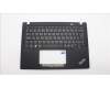 Lenovo 5M11H88980 C-Cover with keyboard, Danish, Black, UK