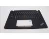 Lenovo 5M11H88989 C-Cover with keyboard, US English Euro, Black, US