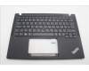 Lenovo 5M11H94314 C-Cover with keyboard, Norwegian, Black, UK