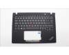 Lenovo 5M11H94328 C-Cover with keyboard, Spanish, Black, UK