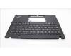 Lenovo 5M11H94328 C-Cover with keyboard, Spanish, Black, UK