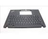 Lenovo 5M11H94376 C-Cover with keyboard, Danish, Black, Backlight, UK