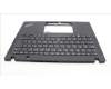 Lenovo 5M11H94394 C-Cover with keyboard, German, Black, Backlight, UK