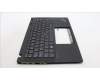 Lenovo 5M11H94403 C-Cover with keyboard, Hungarian, Black, Backlight, UK