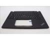 Lenovo 5M11H94435 C-Cover with keyboard, Russian, Black, Backlight, US