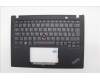 Lenovo 5M11H94486 C-Cover with keyboard, Czech Slovakian, Black, Backlight, WWAN, UK