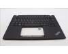 Lenovo 5M11H94496 C-Cover with keyboard, Estonian, Black, Backlight, WWAN, UK