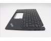 Lenovo 5M11H94556 C-Cover with keyboard, Spanish, Black, Backlight, WWAN, UK