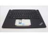 Lenovo 5M11J05870 C-Cover with keyboard, Czech Slovakian, Black, Backlight, UK