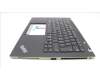 Lenovo 5M11L59357 C-Cover with keyboard, Italian, Black, Backlight, UK
