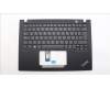 Lenovo 5M11L59371 C-Cover with keyboard, Spanish LA, Black, Backlight, UK
