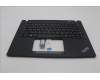 Lenovo 5M11L59385 C-Cover with keyboard, Russian, Black, Backlight, US