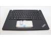 Lenovo 5M11L59387 C-Cover with keyboard, Russian, Black, Backlight, US