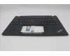 Lenovo 5M11L59457 C-Cover with keyboard, Danish, Black, Backlight, WWAN, UK