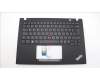 Lenovo 5M11L59497 C-Cover with keyboard, Icelandic, Black, Backlight, WWAN, UK