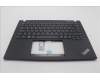 Lenovo 5M11L59499 C-Cover with keyboard, Icelandic, Black, Backlight, WWAN, UK