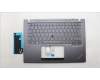 Lenovo 5M11L59648 C-Cover with keyboard, UK English, Grey, Backlight, UK