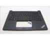 Lenovo 5M11L59709 C-Cover with keyboard, Portuguese, Black, UK