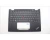 Lenovo 5M11L64094 C-Cover with keyboard, Czech Slovakian, Black, Backlight, UK
