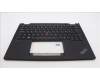 Lenovo 5M11L64097 C-Cover with keyboard, Danish, Black, Backlight, UK