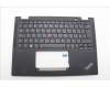 Lenovo 5M11L64132 C-Cover with keyboard, Italian, Black, Backlight, UK
