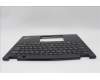 Lenovo 5M11L64132 C-Cover with keyboard, Italian, Black, Backlight, UK