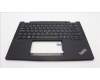 Lenovo 5M11L64151 C-Cover with keyboard, Portuguese, Black, Backlight, UK