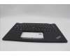 Lenovo 5M11L64166 C-Cover with keyboard, Switzerland, Black, Backlight, UK