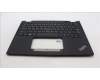 Lenovo 5M11L64193 C-Cover with keyboard, Arabic, Black, Backlight, WWAN, US