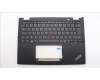 Lenovo 5M11L64224 C-Cover with keyboard,French,Black,Backlight,WWAN