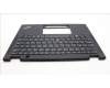 Lenovo 5M11L64235 C-Cover with keyboard, Hebrew, Black, Backlight, WWAN, US