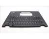Lenovo 5M11L64271 C-Cover with keyboard, Slovenian, Black, Backlight, WWAN, UK